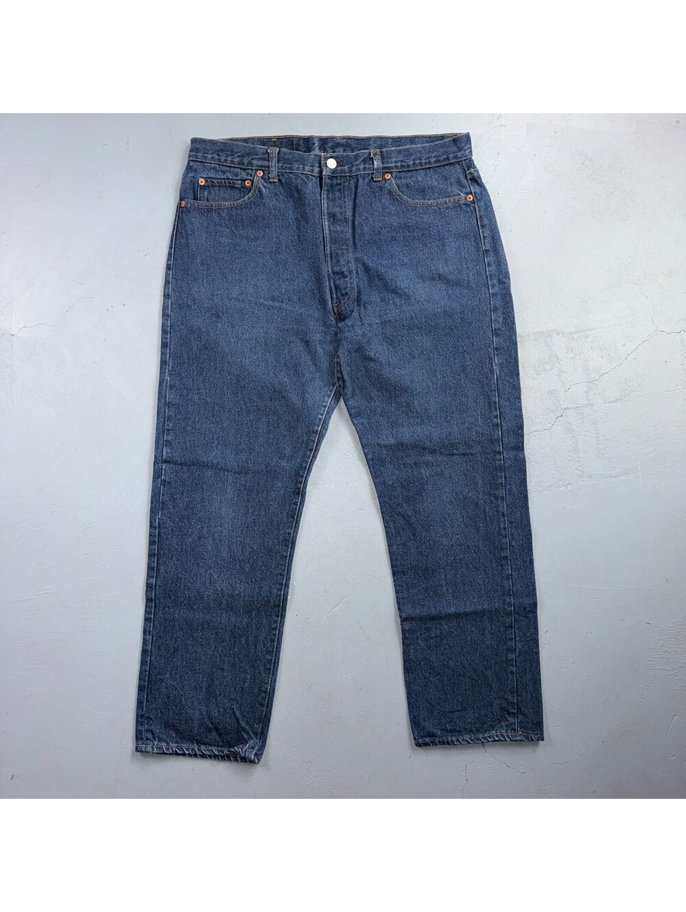 Levis 501 Vintage 80s USA XX Straight Leg Jeans Blue Dark Wash 40x31 Act 37x28